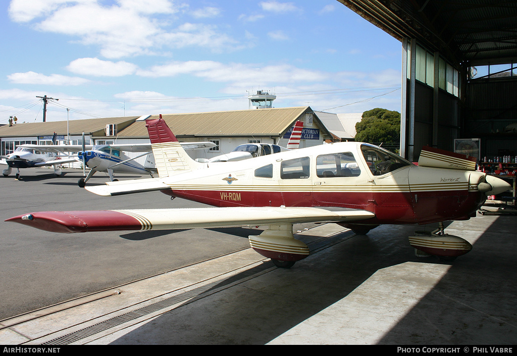 Aircraft Photo of VH-RQM | Piper PA-28-161 Warrior II | Royal Victorian Aero Club | AirHistory.net #42280