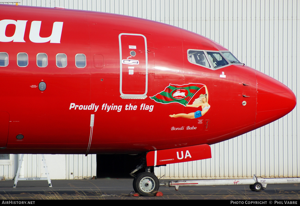 Aircraft Photo of VH-VUA | Boeing 737-8FE | Virgin Blue Airlines | AirHistory.net #42283