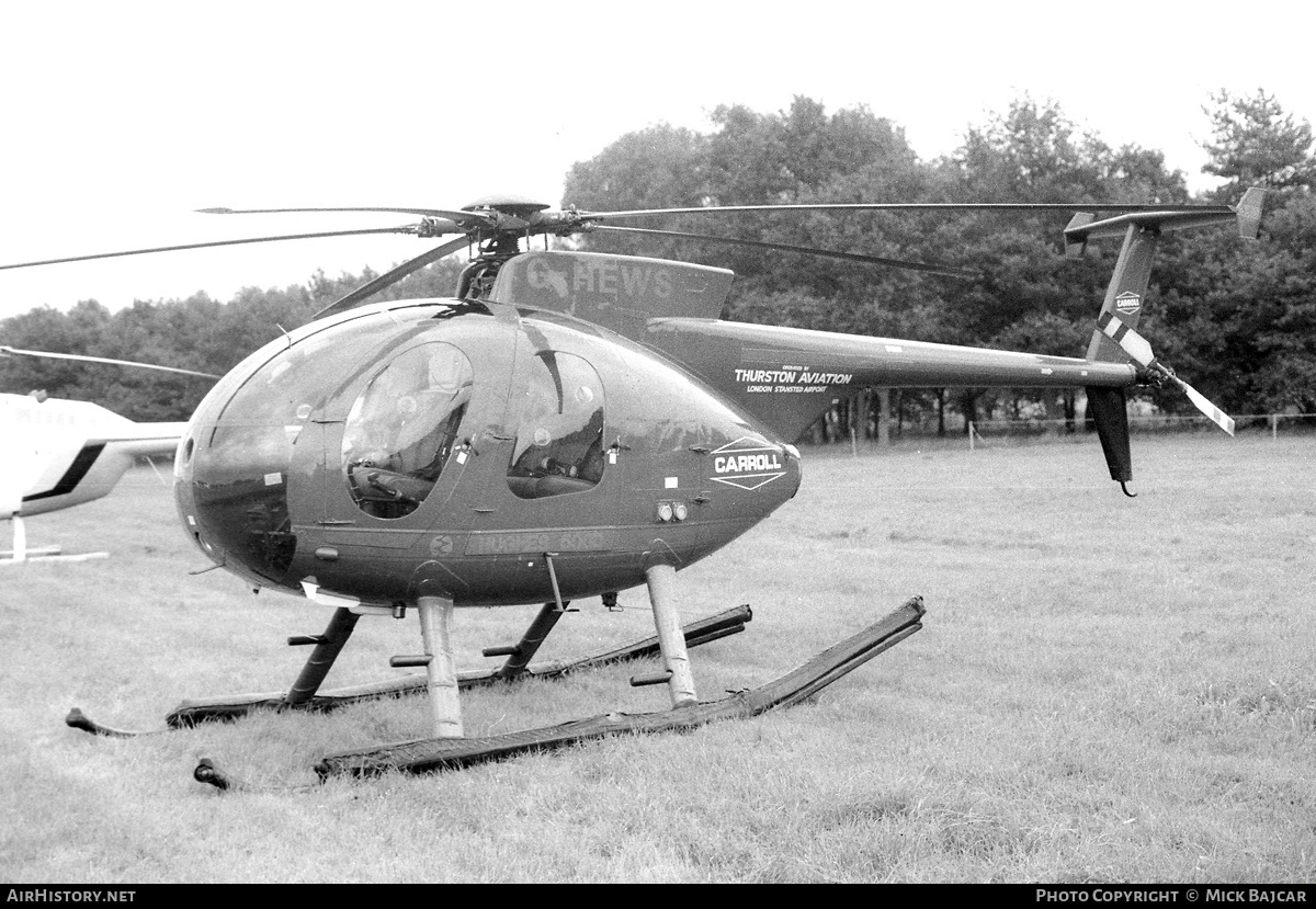 Aircraft Photo of G-HEWS | Hughes 500D (369D) | Thurston Aviation | AirHistory.net #42295