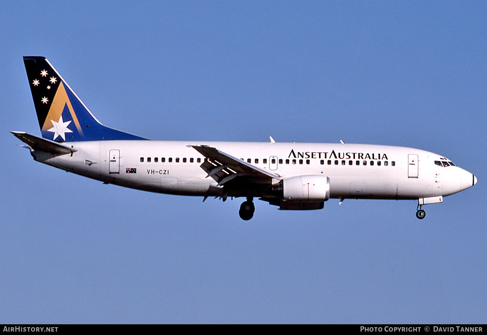 Aircraft Photo of VH-CZI | Boeing 737-377 | Ansett Australia | AirHistory.net #42305