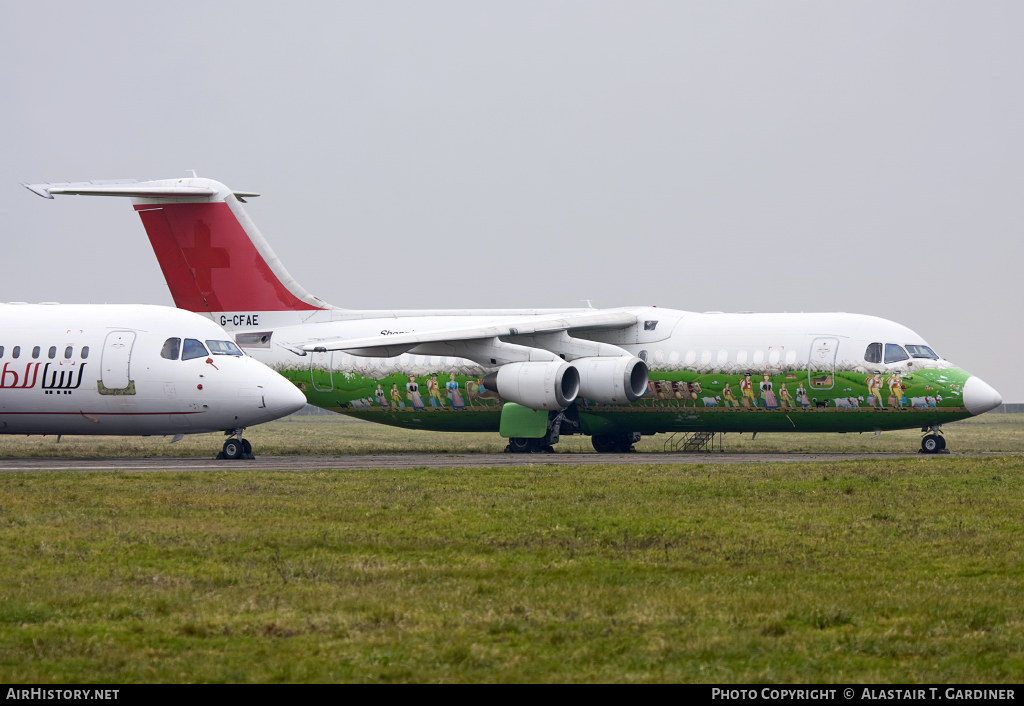 Aircraft Photo of G-CFAE | BAE Systems Avro 146-RJ100 | AirHistory.net #42317