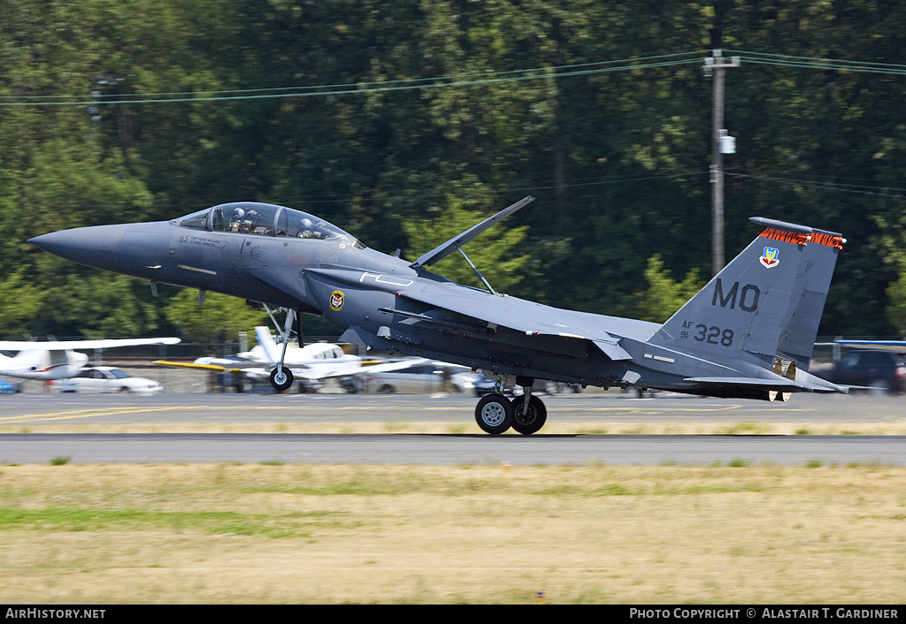 Aircraft Photo of 91-0328 / AF91-328 | McDonnell Douglas F-15E Strike Eagle | USA - Air Force | AirHistory.net #42331