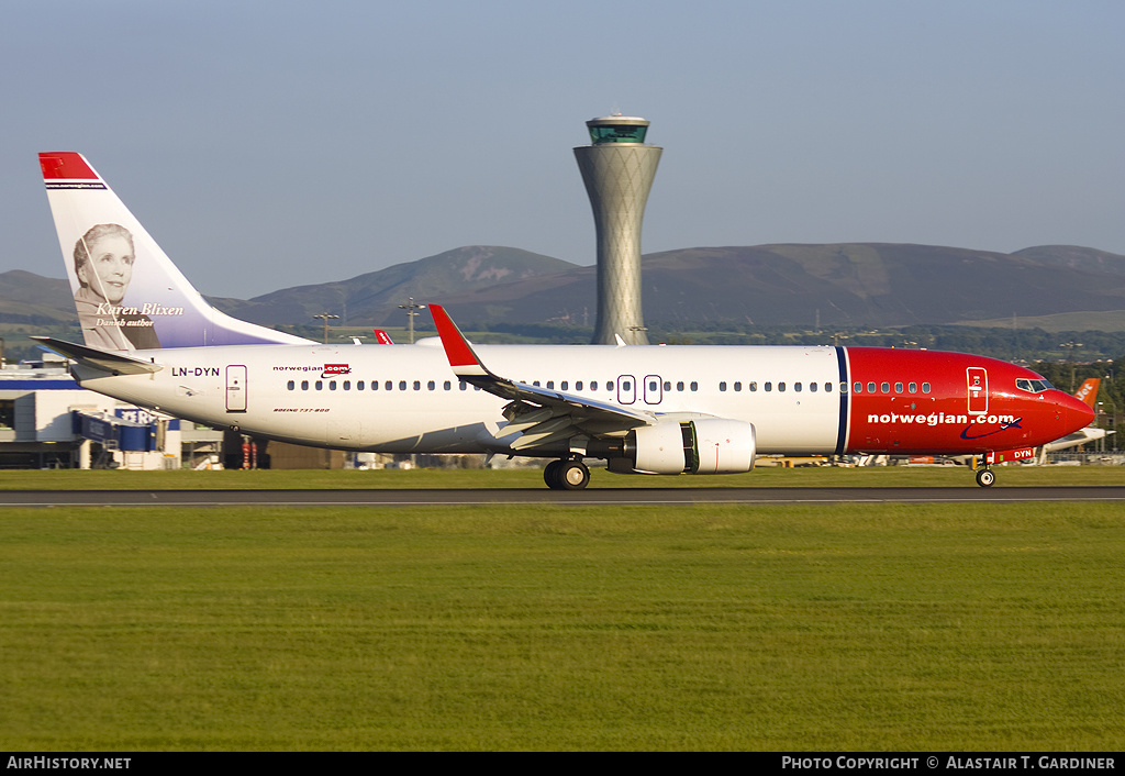 Aircraft Photo of LN-DYN | Boeing 737-8JP | Norwegian | AirHistory.net #42334