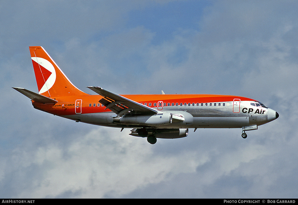 Aircraft Photo of C-GKCP | Boeing 737-217/Adv | CP Air | AirHistory.net #42347