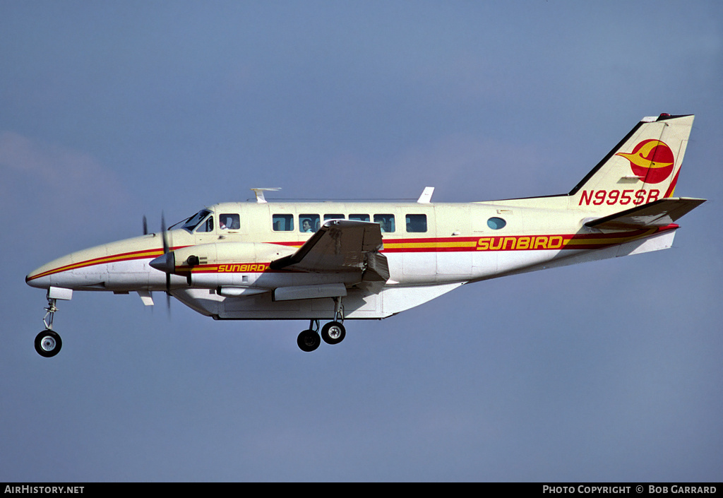 Aircraft Photo of N995SB | Beech C99 Airliner | Sunbird Airlines | AirHistory.net #42348