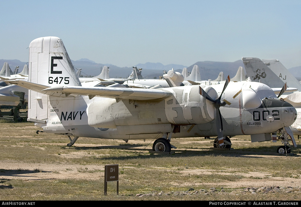 Aircraft Photo of 136475 / 6475 | Grumman US-2A Tracker | USA - Navy | AirHistory.net #42351