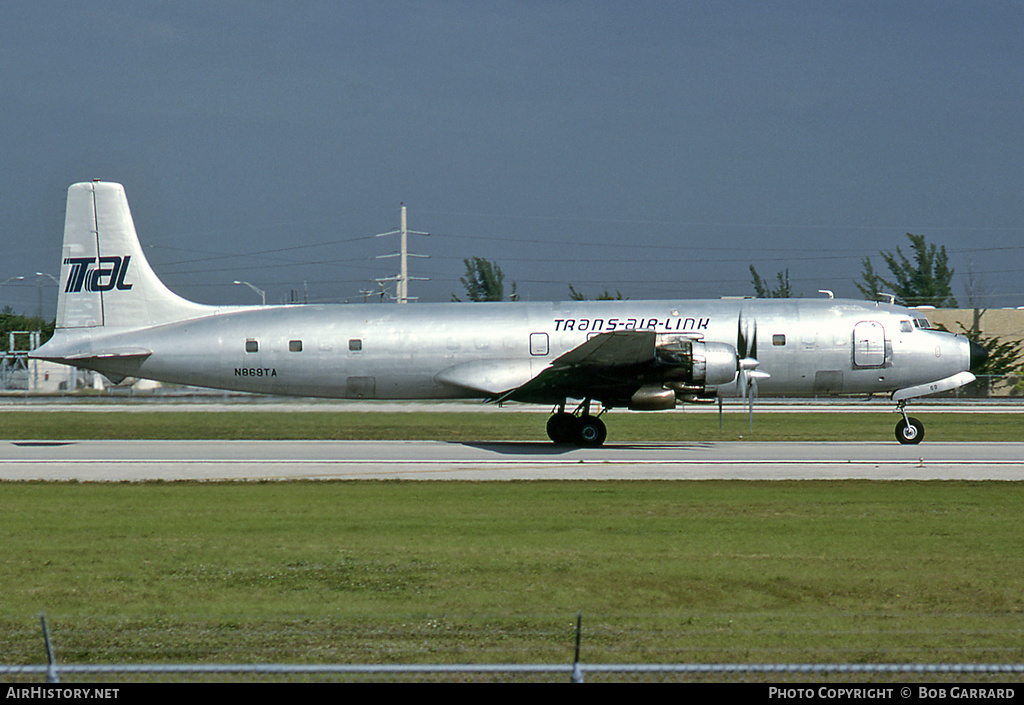 Aircraft Photo of N869TA | Douglas DC-7C(F) | Trans-Air-Link - TAL | AirHistory.net #42361