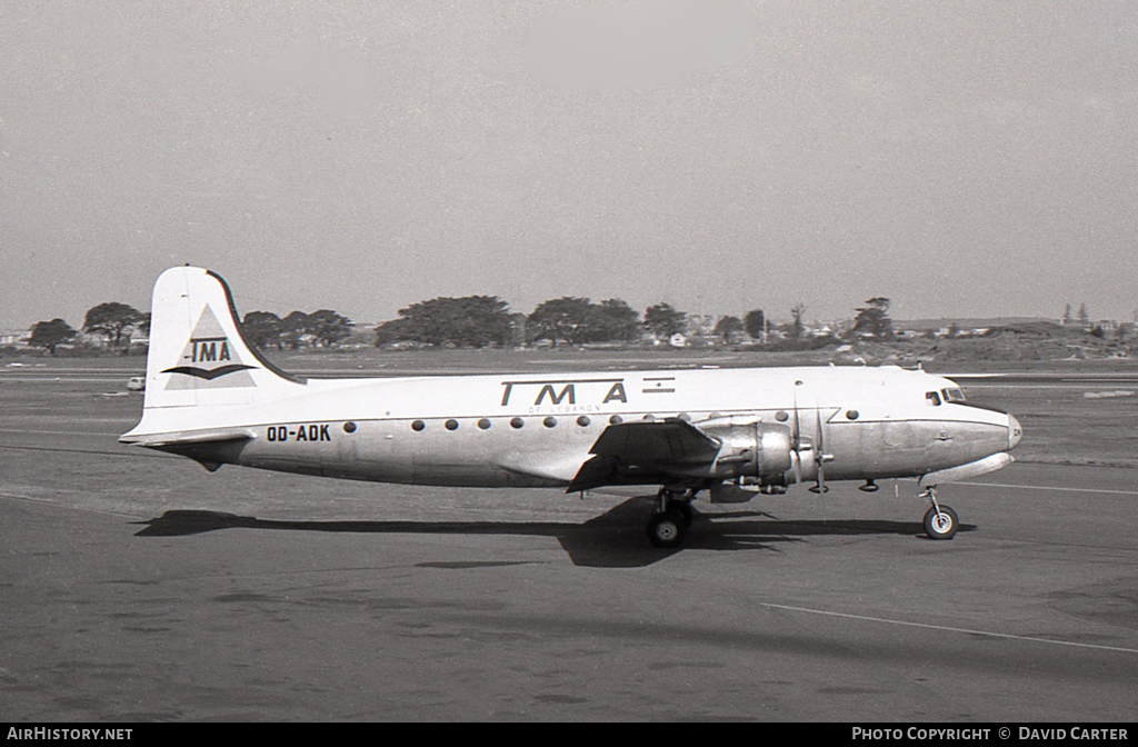 Aircraft Photo of OD-ADK | Douglas DC-4-1009 | TMA of Lebanon - Trans Mediterranean Airways | AirHistory.net #42391