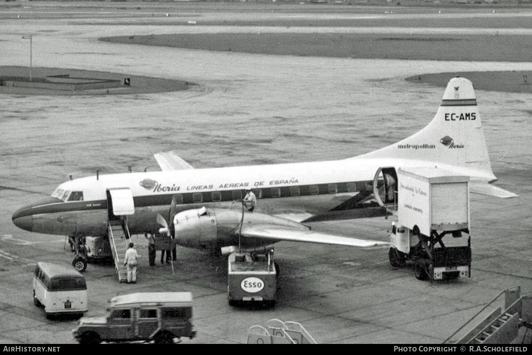 Aircraft Photo of EC-AMS | Convair 440-80 Metropolitan | Iberia | AirHistory.net #42412