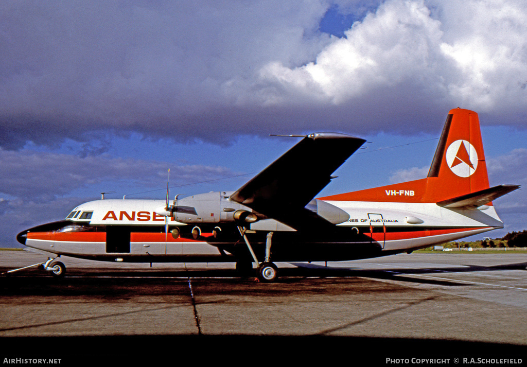 Aircraft Photo of VH-FNB | Fokker F27-200 Friendship | Ansett Airlines of Australia | AirHistory.net #42414