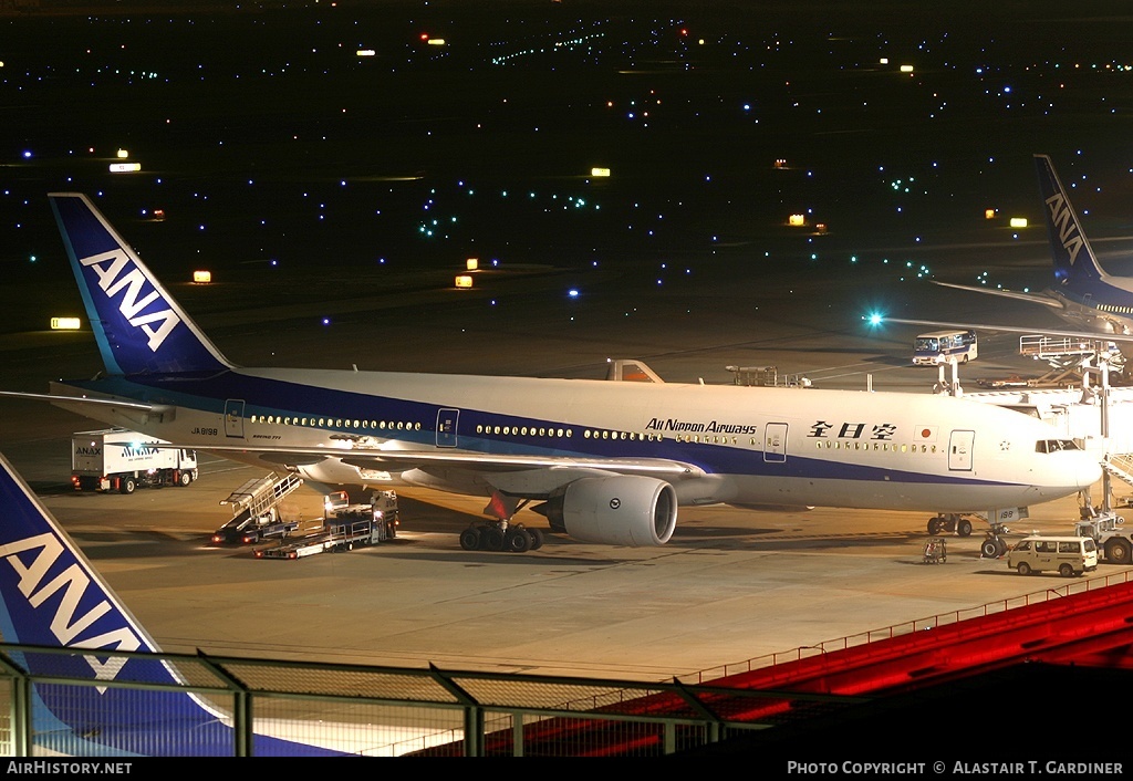 Aircraft Photo of JA8198 | Boeing 777-281 | All Nippon Airways - ANA | AirHistory.net #42424