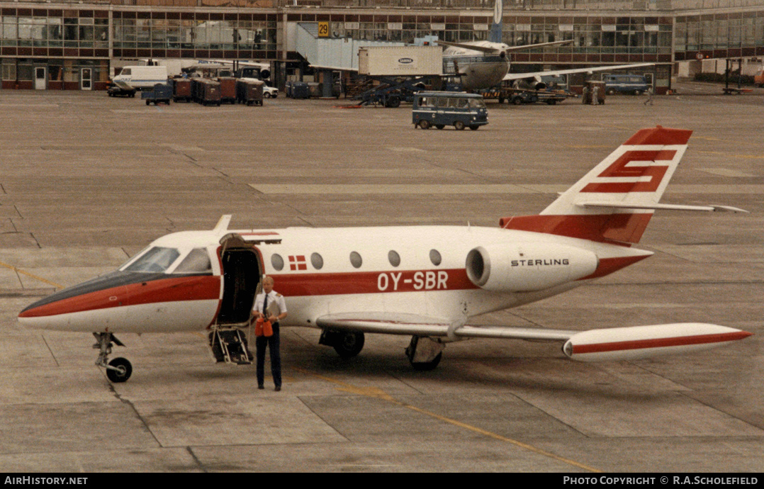 Aircraft Photo of OY-SBR | Aerospatiale SN-601 Corvette 100 | Sterling Airways | AirHistory.net #42449