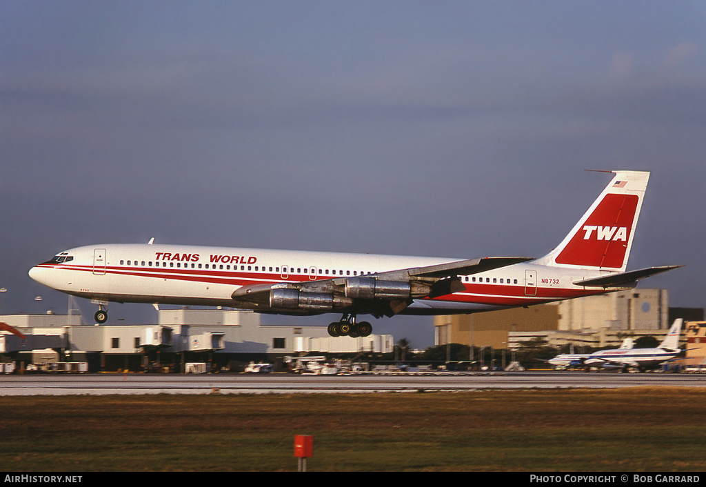 Aircraft Photo of N8732 | Boeing 707-331B | Trans World Airlines - TWA | AirHistory.net #42458
