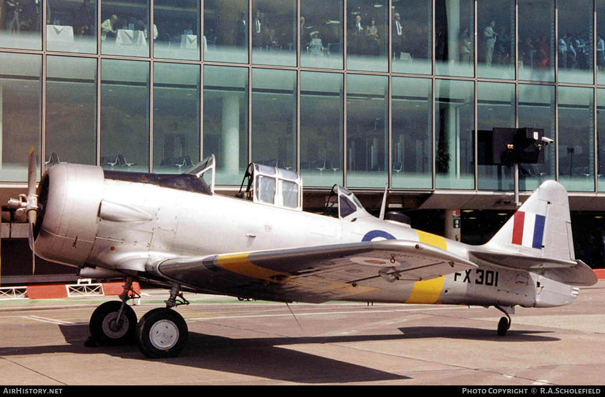 Aircraft Photo of G-JUDI / FX301 | North American AT-6D Harvard III | UK - Air Force | AirHistory.net #42463