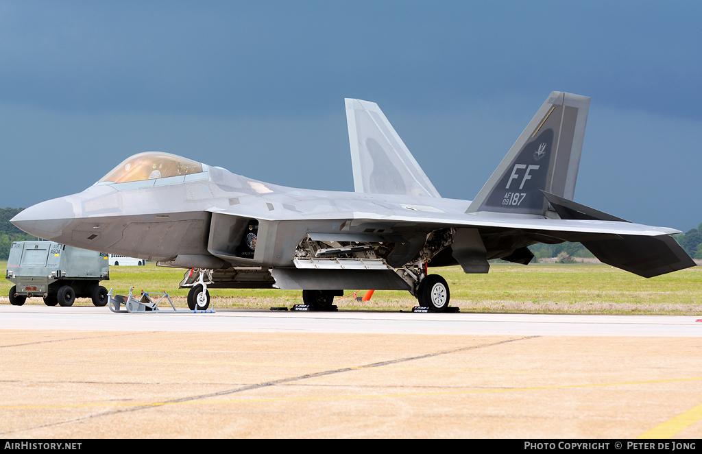 Aircraft Photo of 09-4187 / AF09-187 | Lockheed Martin F-22A Raptor | USA - Air Force | AirHistory.net #42469