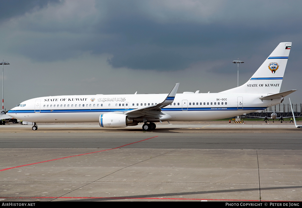 Aircraft Photo of 9K-GCC | Boeing 737-9BQ/ER BBJ3 | State of Kuwait | AirHistory.net #42470