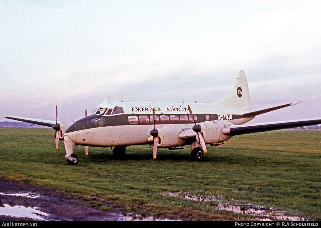 Aircraft Photo of G-ALZL | De Havilland D.H. 114 Heron 1 | Emerald Airways | AirHistory.net #42473