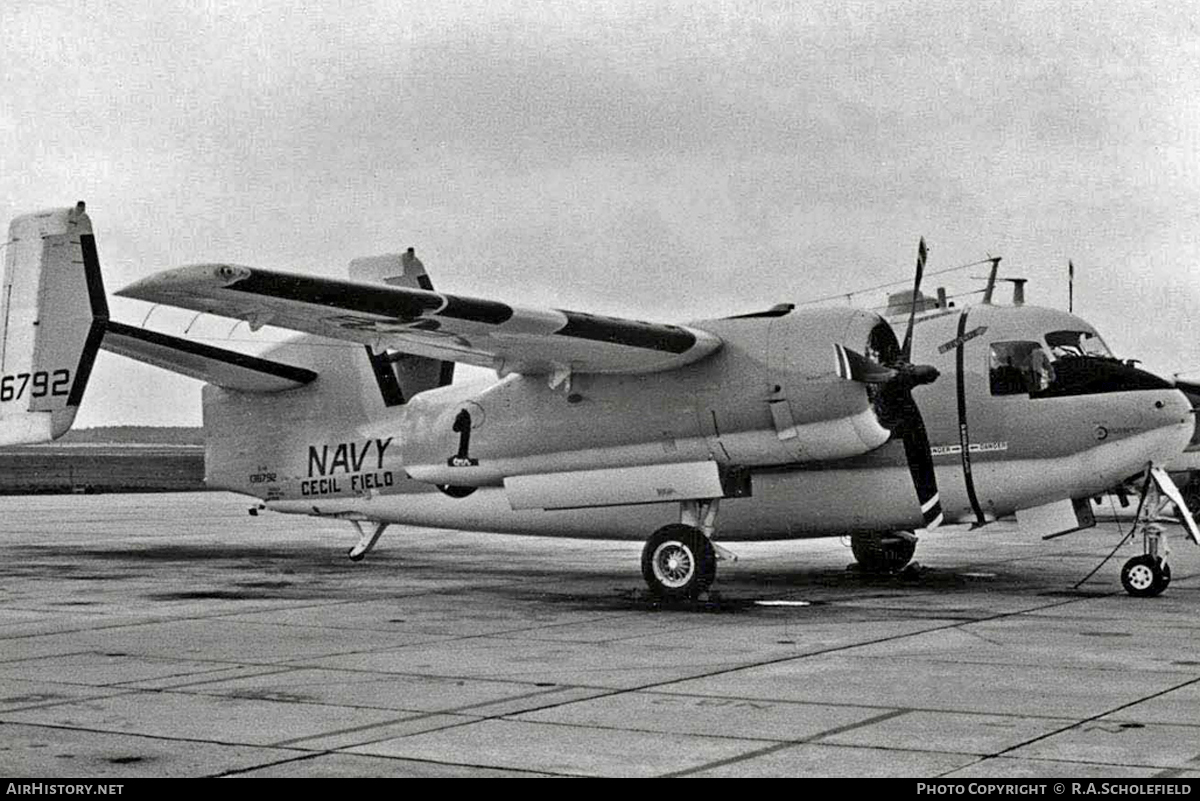 Aircraft Photo of 136792 | Grumman C-1A Trader (TF-1) | USA - Navy | AirHistory.net #42494