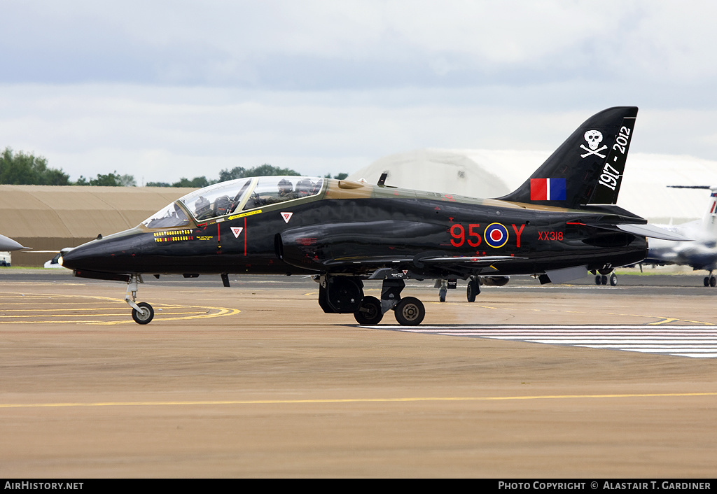 Aircraft Photo of XX318 | British Aerospace Hawk T1A | UK - Air Force | AirHistory.net #42495