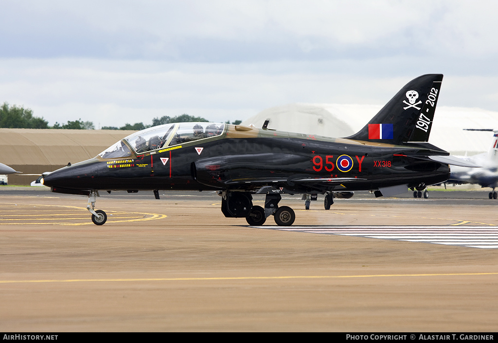 Aircraft Photo of XX318 | British Aerospace Hawk T.1A | UK - Air Force | AirHistory.net #42495