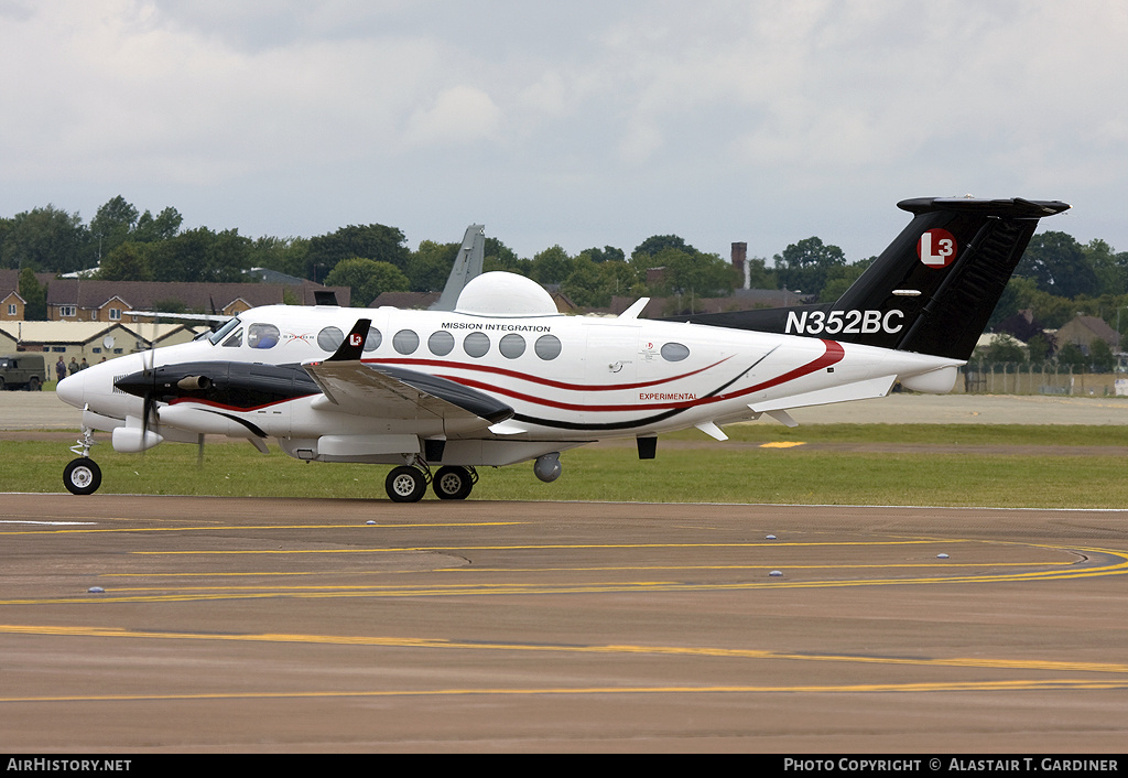 Aircraft Photo of N352BC | Raytheon 350 King Air (B300) | L3 Technologies | AirHistory.net #42512