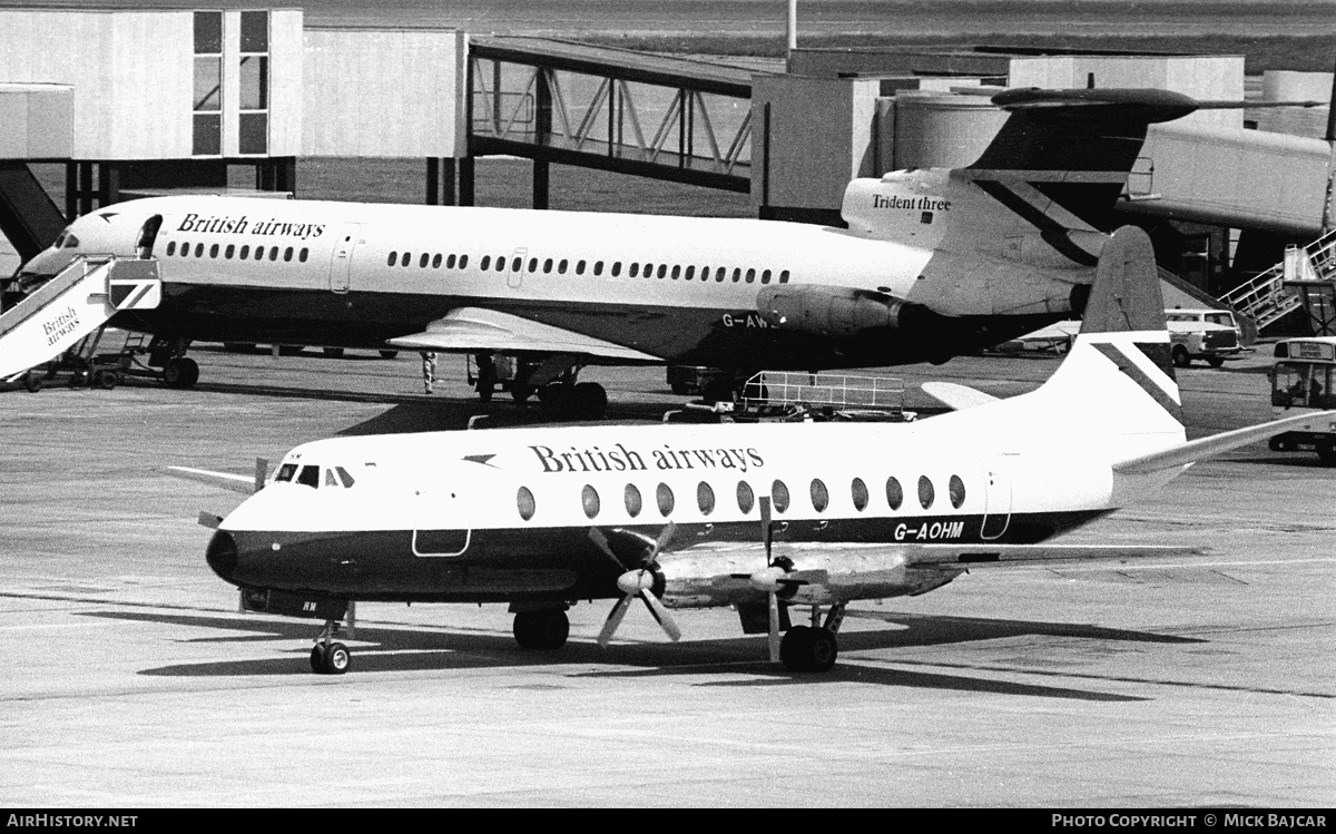 Aircraft Photo of G-AOHM | Vickers 802 Viscount | British Airways | AirHistory.net #42522