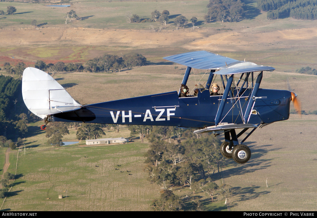 Aircraft Photo of VH-AZF | De Havilland D.H. 82A Tiger Moth | AirHistory.net #42568
