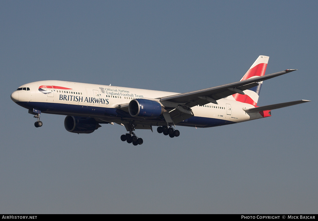 Aircraft Photo of G-YMMK | Boeing 777-236/ER | British Airways | AirHistory.net #42573