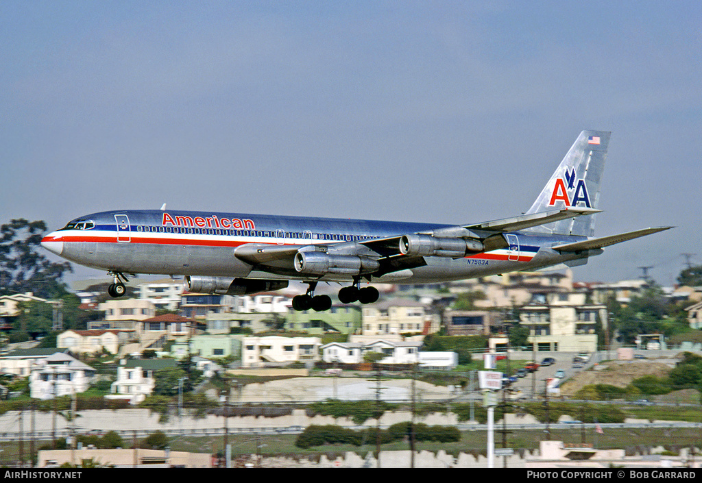 Aircraft Photo of N7583A | Boeing 707-123B | American Airlines | AirHistory.net #42584