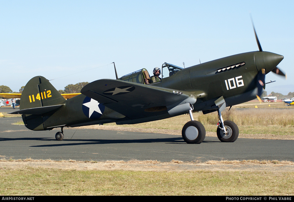Aircraft Photo of VH-HWK / 114112 | Curtiss P-40F Warhawk | USA - Air Force | AirHistory.net #42606