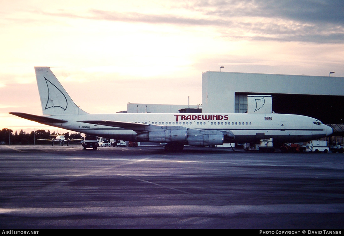 Aircraft Photo of G-BNGH | Boeing 707-321C | Tradewinds Airways | AirHistory.net #42661