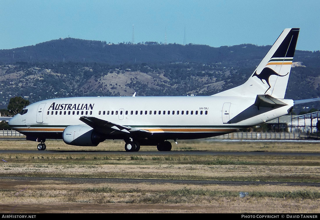 Aircraft Photo of VH-TAJ | Boeing 737-376 | Australian Airlines | AirHistory.net #42662