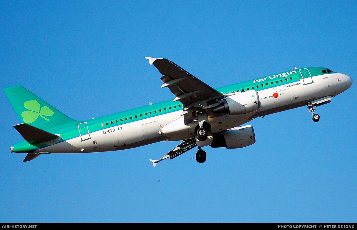 Aircraft Photo of EI-CVB | Airbus A320-214 | Aer Lingus | AirHistory.net #42728