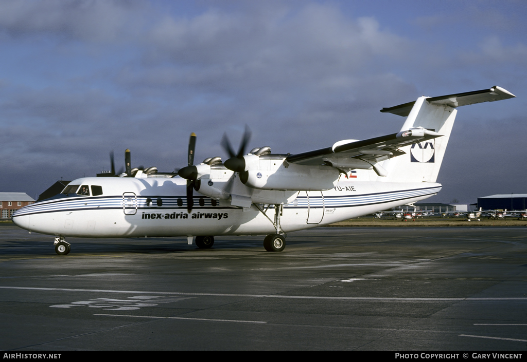 Aircraft Photo of YU-AIE | De Havilland Canada DHC-7-102 Dash 7 | Inex-Adria Airways | AirHistory.net #42732