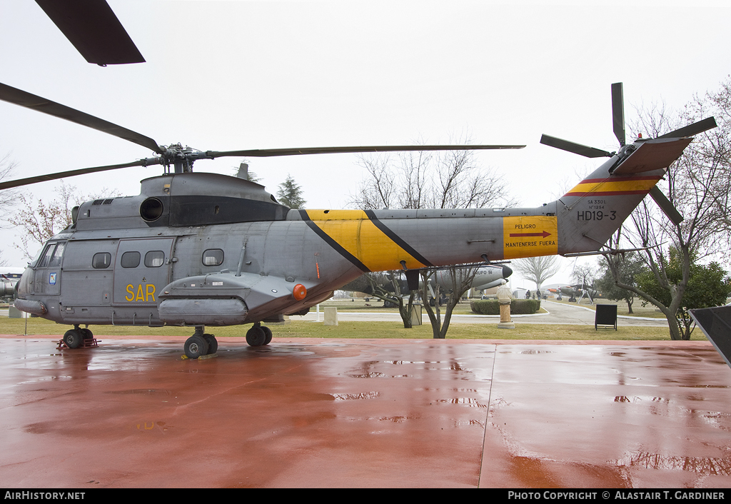 Aircraft Photo of HD19-3 | Aerospatiale SA-330L Puma | Spain - Air Force | AirHistory.net #42745