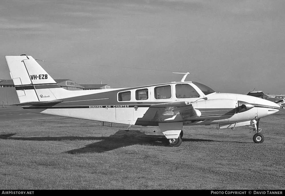 Aircraft Photo of VH-EZB | Beech 58 Baron | Bonanza Air Charter | AirHistory.net #42753