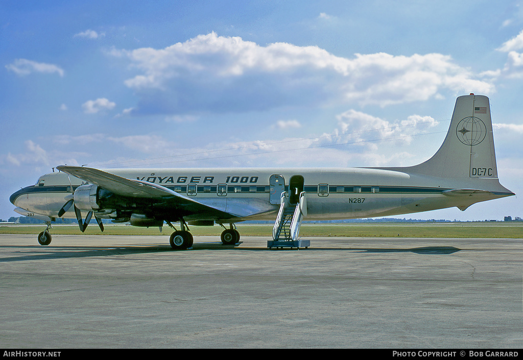 Aircraft Photo of N287 | Douglas DC-7C | Voyager 1000 | AirHistory.net #42757