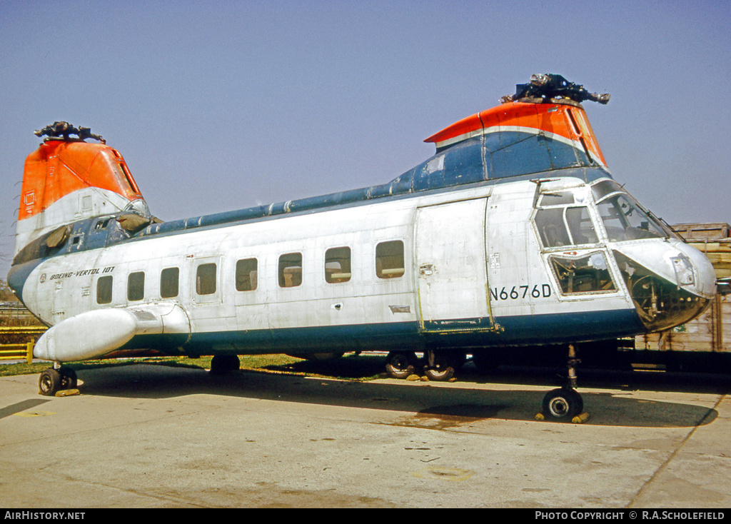 Aircraft Photo of N6676D | Boeing Vertol 107-II-2 | AirHistory.net #42768
