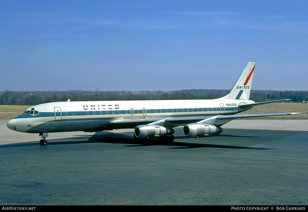 Aircraft Photo of N8035U | Douglas DC-8-52 | United Air Lines | AirHistory.net #42800