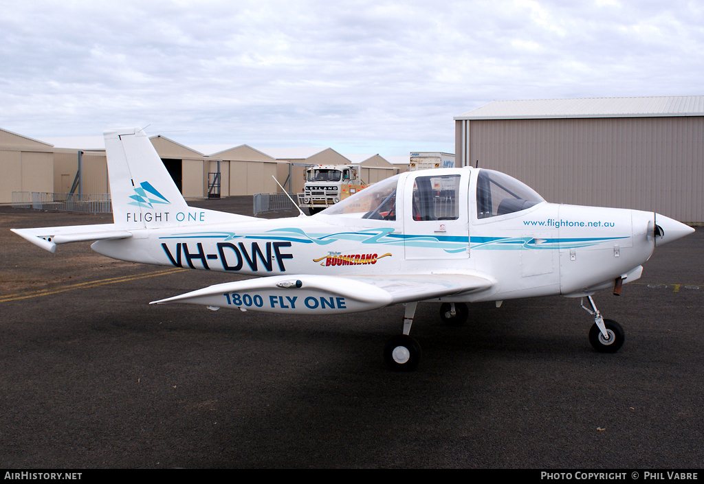 Aircraft Photo of VH-DWF | Dean-Wilson Whitney Boomerang DW-200 | Flight One | AirHistory.net #42819