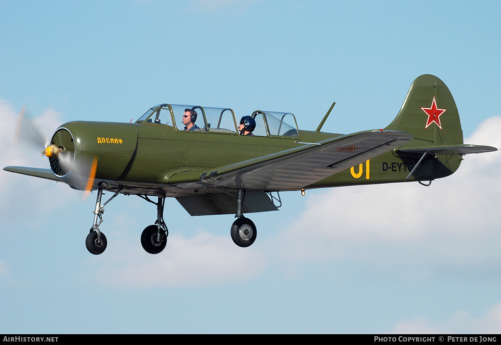 Aircraft Photo of D-EYTG | Yakovlev Yak-18A | Soviet Union - DOSAAF | AirHistory.net #42824