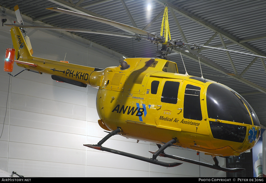 Aircraft Photo of PH-KHD | MBB BO-105CBS-4 | ANWB Medical Air Assistance | AirHistory.net #42829