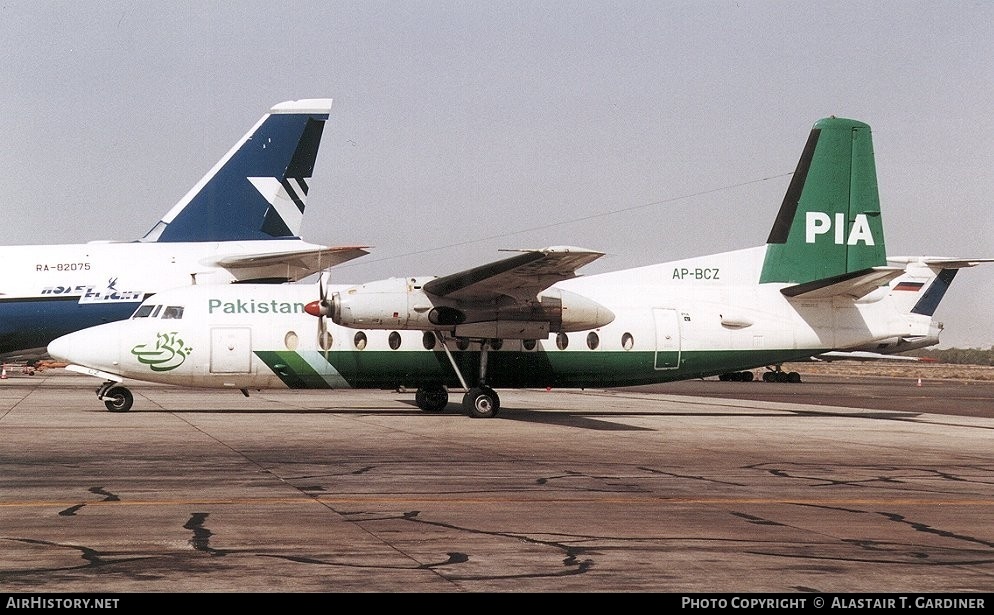 Aircraft Photo of AP-BCZ | Fokker F27-200 Friendship | Pakistan International Airlines - PIA | AirHistory.net #42840