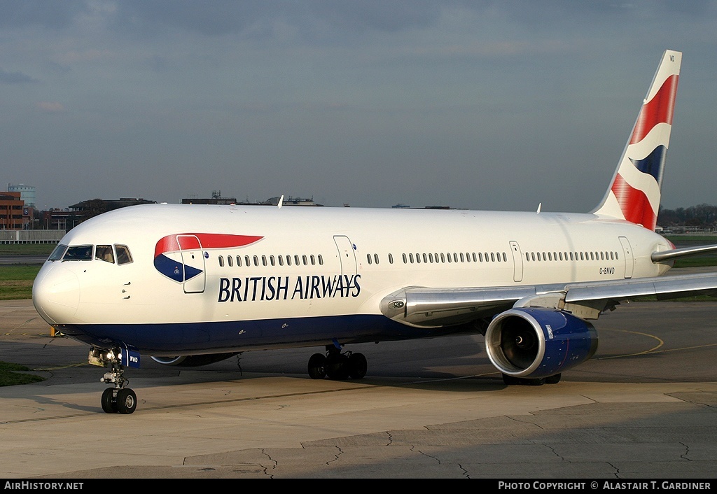 Aircraft Photo of G-BNWD | Boeing 767-336/ER | British Airways | AirHistory.net #42841