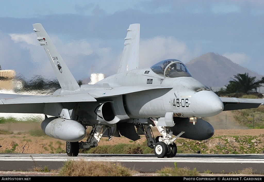 Aircraft Photo of C15-78 | McDonnell Douglas EF-18A Hornet | Spain - Air Force | AirHistory.net #42848