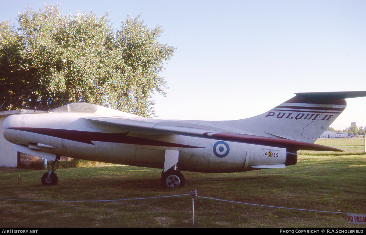 Aircraft Photo of IA-X-33 | FMA IAe-33 Pulqui II | Argentina - Air Force | AirHistory.net #42856