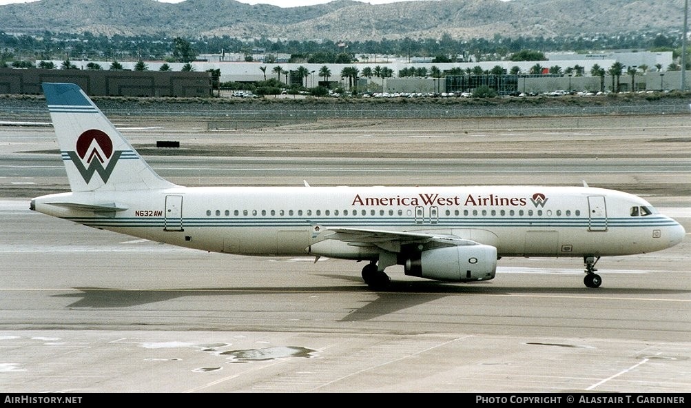 Aircraft Photo of N632AW | Airbus A320-231 | America West Airlines | AirHistory.net #42872