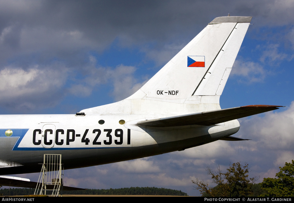 Aircraft Photo of OK-NDF / CCCP-42391 | Tupolev Tu-104A | ČSA - Československé Aerolinie - Czechoslovak Airlines | AirHistory.net #42885