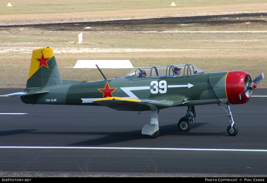 Aircraft Photo of VH-CJE | Nanchang CJ-6A | Soviet Union - Air Force | AirHistory.net #42898