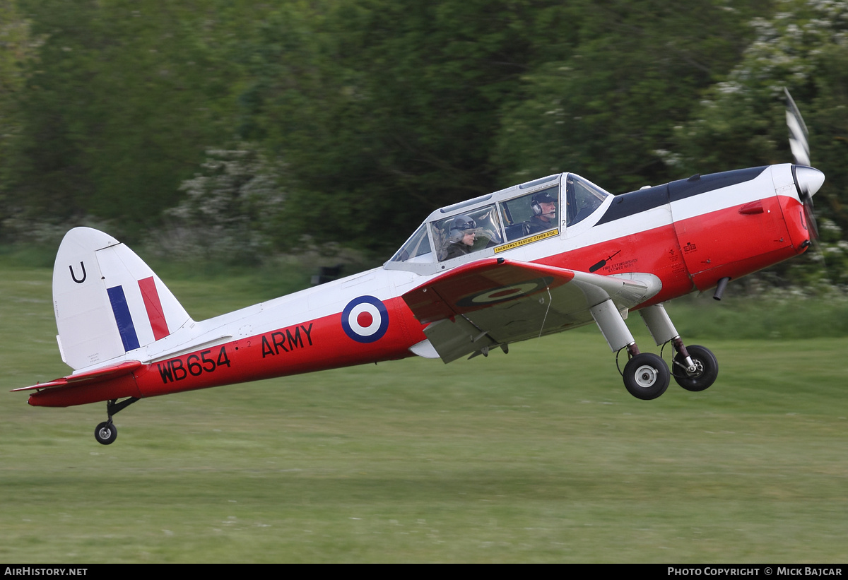 Aircraft Photo of G-BXGO / WB654 | De Havilland DHC-1 Chipmunk Mk22 | UK - Army | AirHistory.net #42919